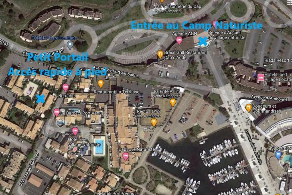 Cap D'Agde - Residence Estivales - Proche Naturiste - Terrasse - Wifi - Parking - Piscine - Clim Exterior photo